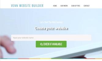 برنامه‌نما FREE WEBSITE MAKER عکس از صفحه