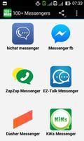 100+ Messengers imagem de tela 3