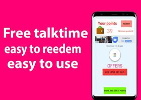 Free Talktime - Get Recharge Free الملصق