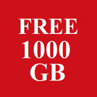 1000 GB Free Storage Prank 2017 ไอคอน
