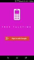 Free Talktime Poster