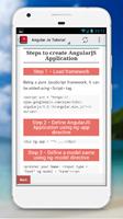 Guide for Angular Js capture d'écran 3
