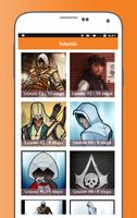 How to Draw Assassins Creed Characters Affiche