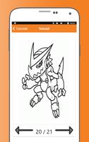 How to Draw Digimon Characters capture d'écran 3