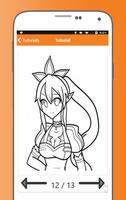 How to Draw Sword Art Online Characters captura de pantalla 1
