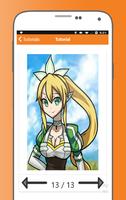 How to Draw Sword Art Online Characters captura de pantalla 2