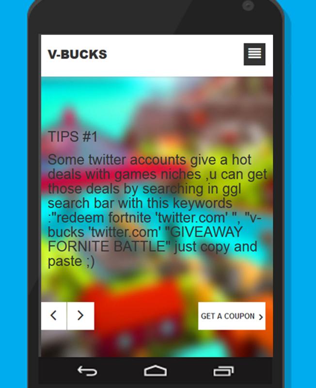 Vbucks fortnite Tips for Android - APK Download - 652 x 800 jpeg 54kB