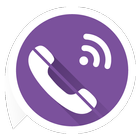 Free Viber Video Call Chat Tip আইকন