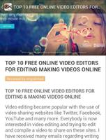 Free Video Editing Guide 스크린샷 1