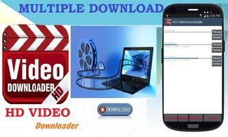 برنامه‌نما HD Video Downloader عکس از صفحه