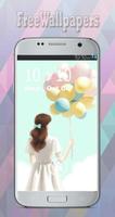 Korean Cute Girly wallpapers Free تصوير الشاشة 2