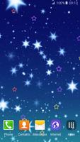 Glowing Stars Live Wallpaper capture d'écran 3