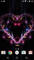 Neon Hearts Live Wallpaper স্ক্রিনশট 1