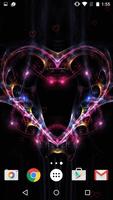 Neon Hearts Live Wallpaper screenshot 1