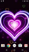 Neon Hearts Live Wallpaper স্ক্রিনশট 2