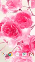 Розовые Розы Живые Обои постер