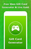 Free Xbox Gift Card Generator & Live Gold for Xbox Poster