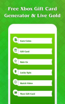 Free Xbox Gift Card Generator Live Gold For Screenshot