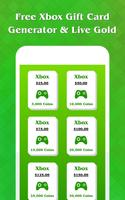 Free Xbox Gift Card Generator & Live Gold for Xbox Screenshot 2