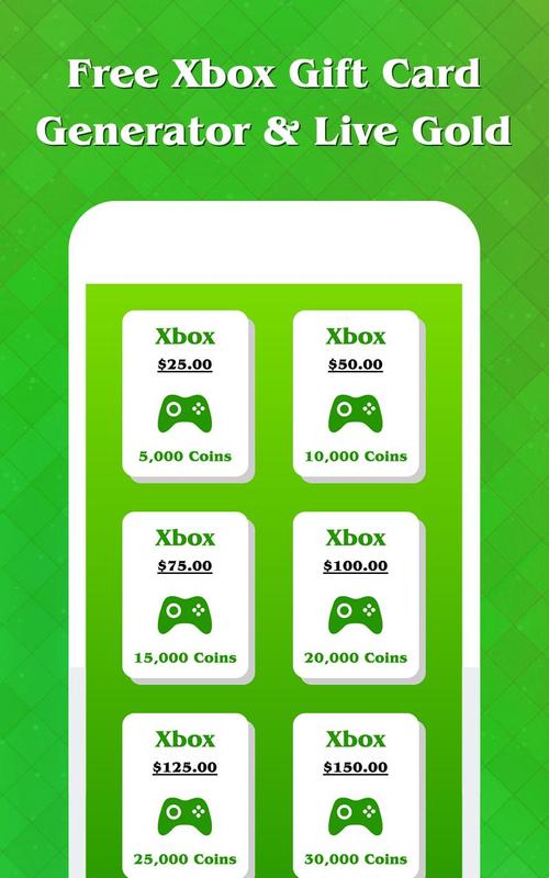 Free Xbox Gift Card Generator Live Gold For Screenshot 12