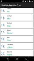 Swedish Learning Free screenshot 1