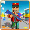 Blocky Vegas Battle Paintball Jeu de tir 3D