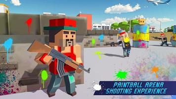 3 Schermata Paintball Shooter Blocky Nerf Gun Game