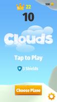 Clouds - Paper Airplane Game poster