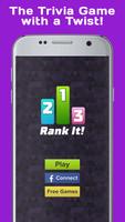 Rank It! Trivia - Brain Test poster