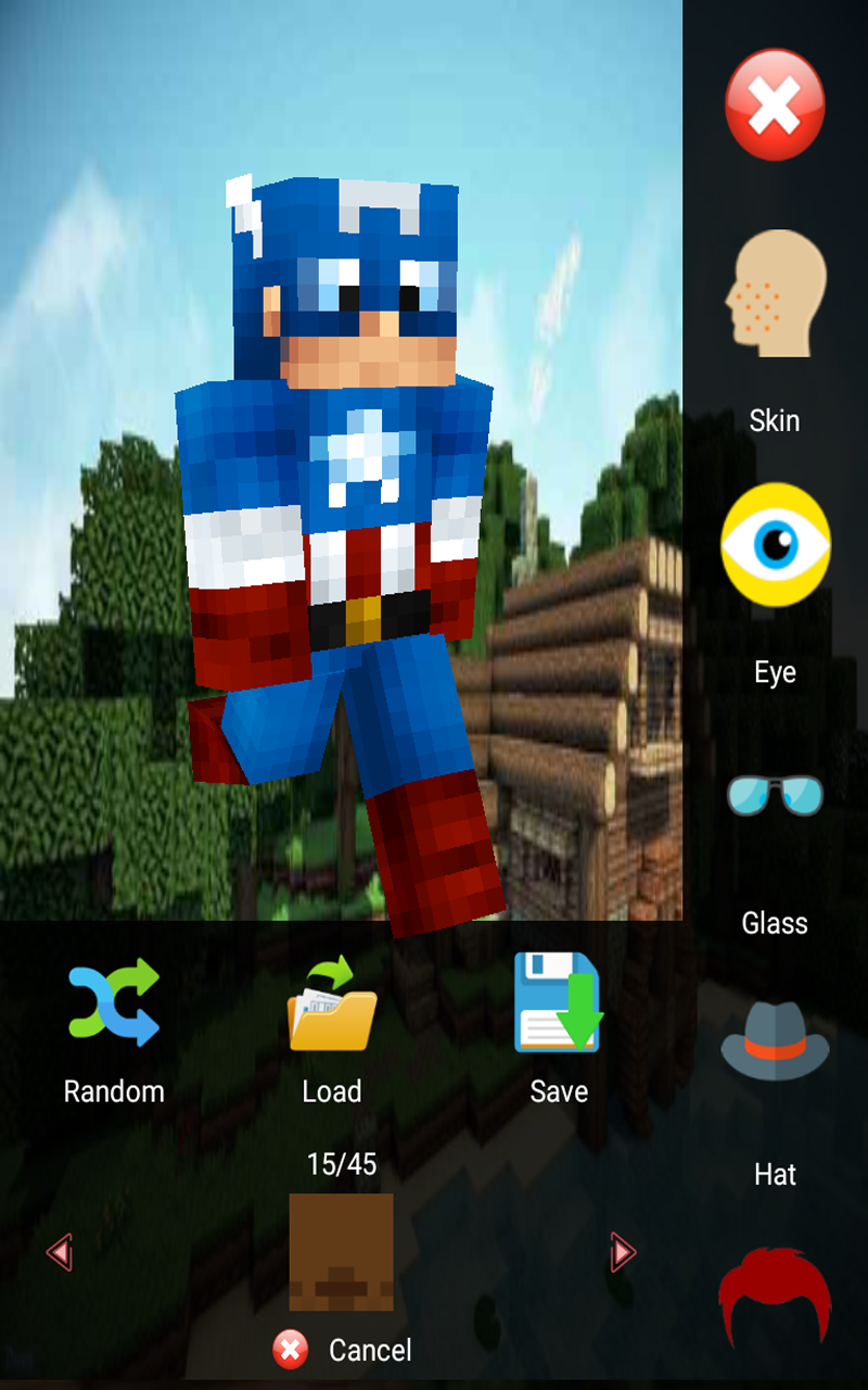 Download Skin editor 3D for Minecraft 2.11 APK For Android