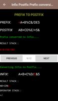 Infix Postfix Prefix converter capture d'écran 1