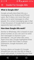 Guide for Google Allo スクリーンショット 1