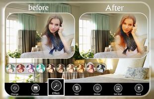Bedroom Photo Frames - new bedroom colorful effect syot layar 2
