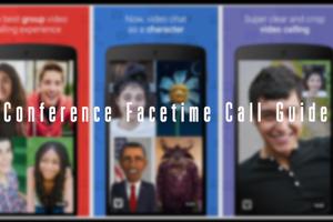 Conference Facetime Call Guide Affiche