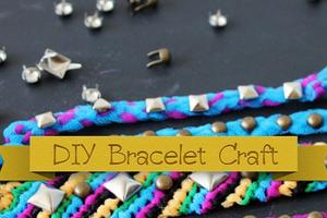 DIY Bracelet Craft Design Plakat