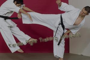 Karate Fight Training Lessons Plakat