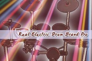 Real Electric Drum Brand Pro Cartaz