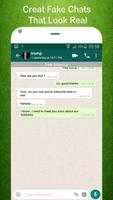 برنامه‌نما Fake Chat For WhatsApp عکس از صفحه