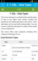 Free T-SQL Tutorial تصوير الشاشة 2