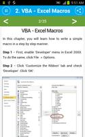 Free Visual Basic for Applications Tutorial imagem de tela 2
