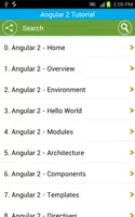 Free Angular 2 Tutorial اسکرین شاٹ 1