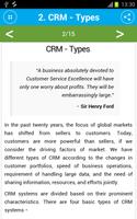Free Customer Relationship Management Tutorial imagem de tela 2