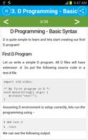 Free D Programming Tutorial imagem de tela 3