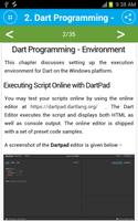 Free Dart Programming Tutorial imagem de tela 2