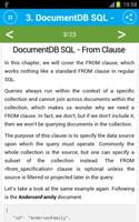 Free DocumentDB SQL Tutorial imagem de tela 3