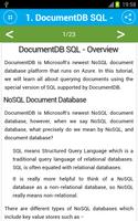 Free DocumentDB SQL Tutorial Cartaz