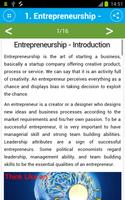 Free Entrepreneurship Development Tutorial imagem de tela 1