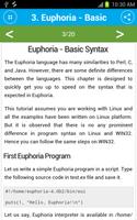 Free Euphoria Programming Language Tutorial imagem de tela 3