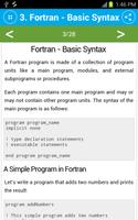 Free Fortran Tutorial imagem de tela 3