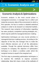 Free Managerial Economics Tutorial imagem de tela 3